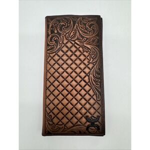 Hooey Wallet Brown Embossed